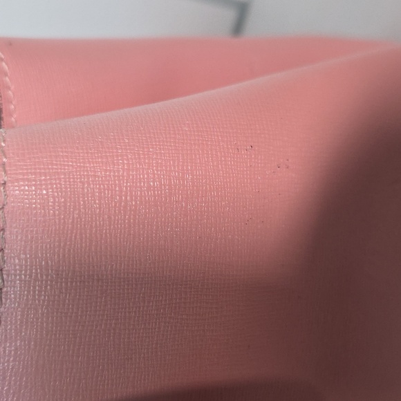 Borse in Pelle Italian Pink Saffiano Leather Satchel Bag Made in Italy - Picture 14 of 16